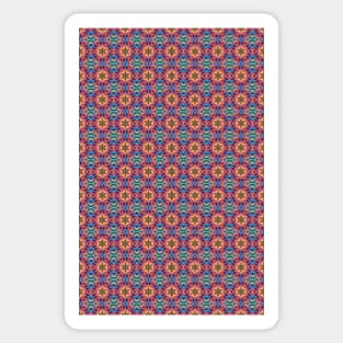 Kaleidoscope Textile Pattern Sticker